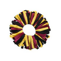 Spirit Pomchies  Ponytail Holder - Black/Burgundy Red/Yellow Gold